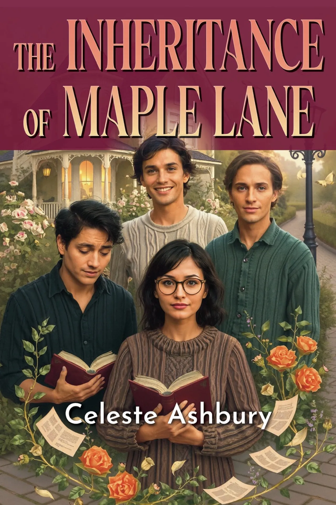Book cover for The Inheritance of Maple Lane by Celeste Ashbury