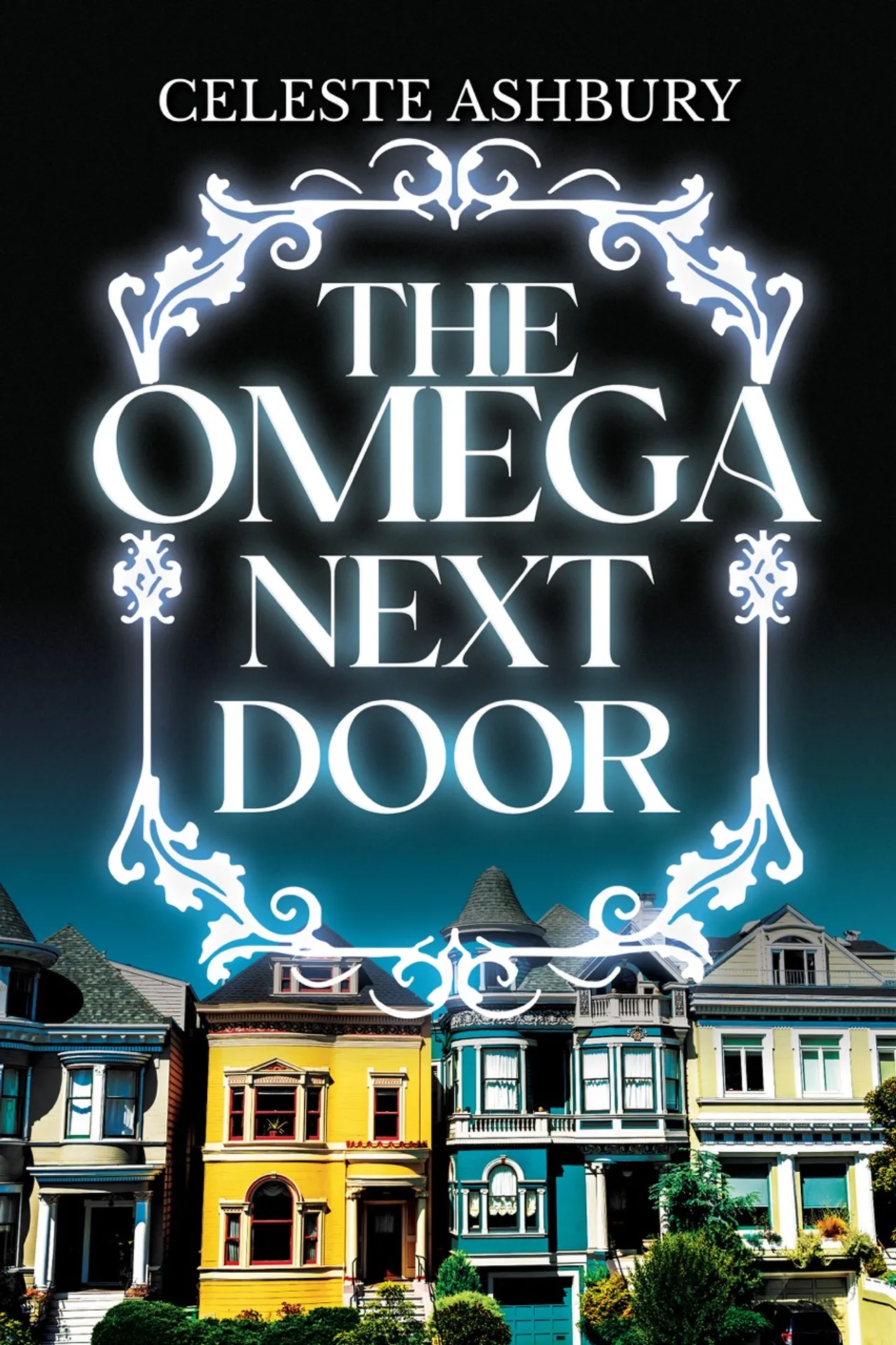 Book cover for The Omega Next Door by Celeste Ashbury